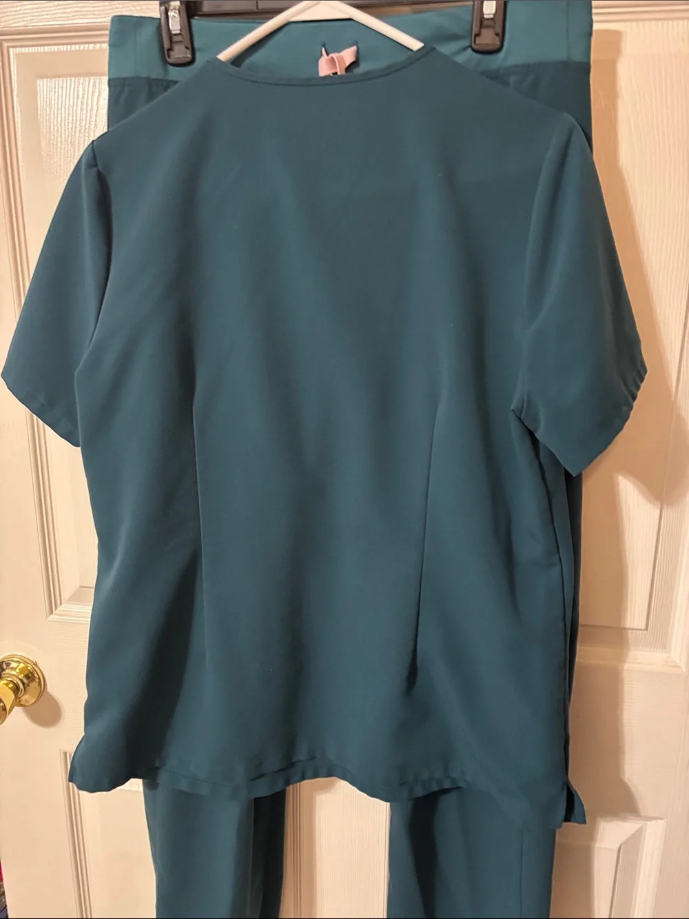 Figs Womens Set in Dark Teal Blue